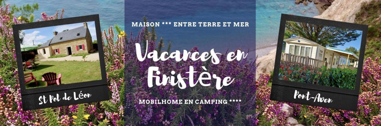 Mobilhomes 6 et 8 personnes PONT AVEN Kerlann Draps fournis Eksteriør bilde