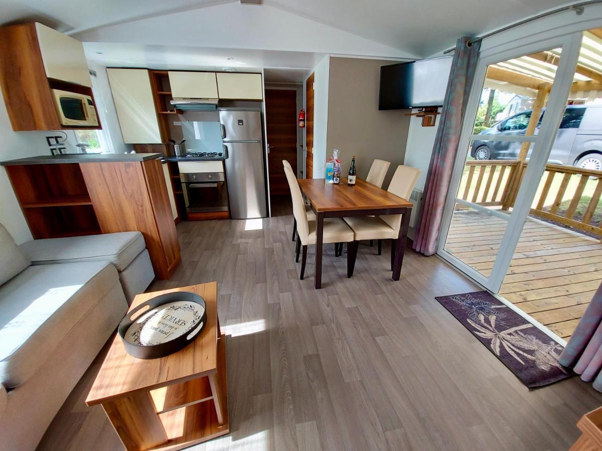 Mobilhomes 6 et 8 personnes PONT AVEN Kerlann Draps fournis Eksteriør bilde
